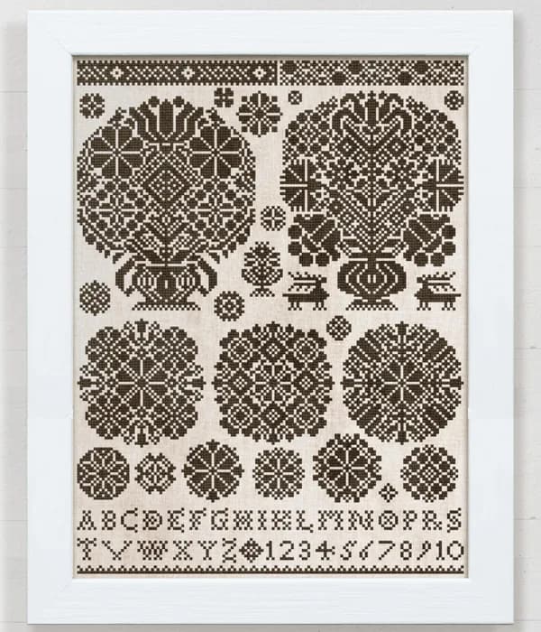 A Medium Vierlande Style Sampler