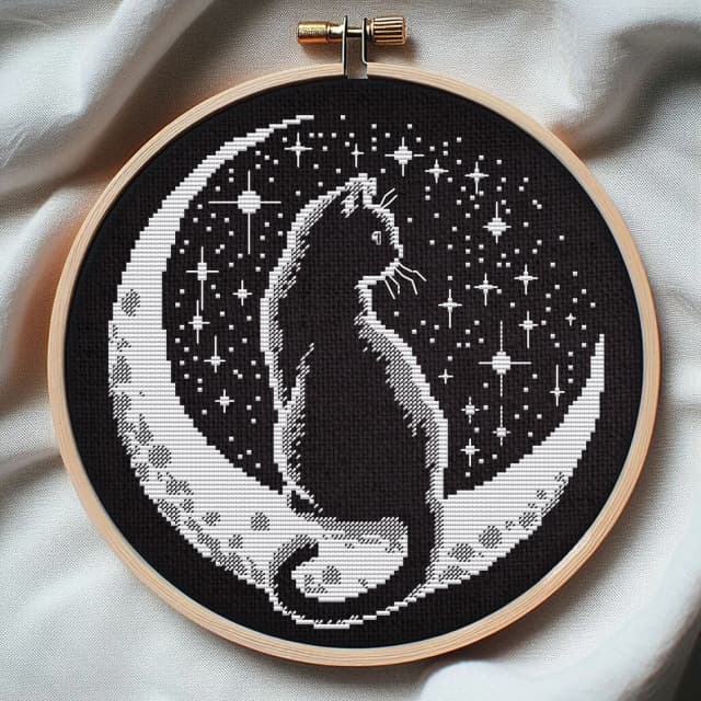 Thumbnail for Black Cat On Moon