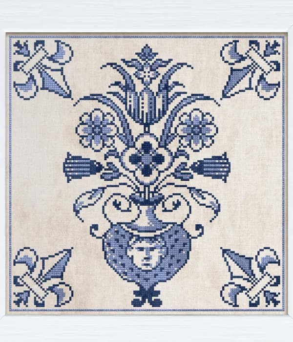 Delft Blue Tile no. 1 - The Vase